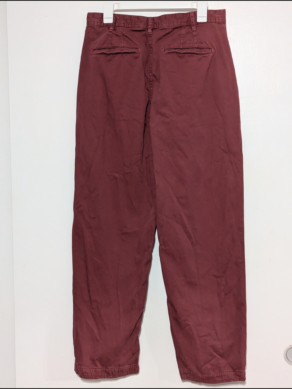 Free People Burgundy Chino Pants - Picture 4 of 7